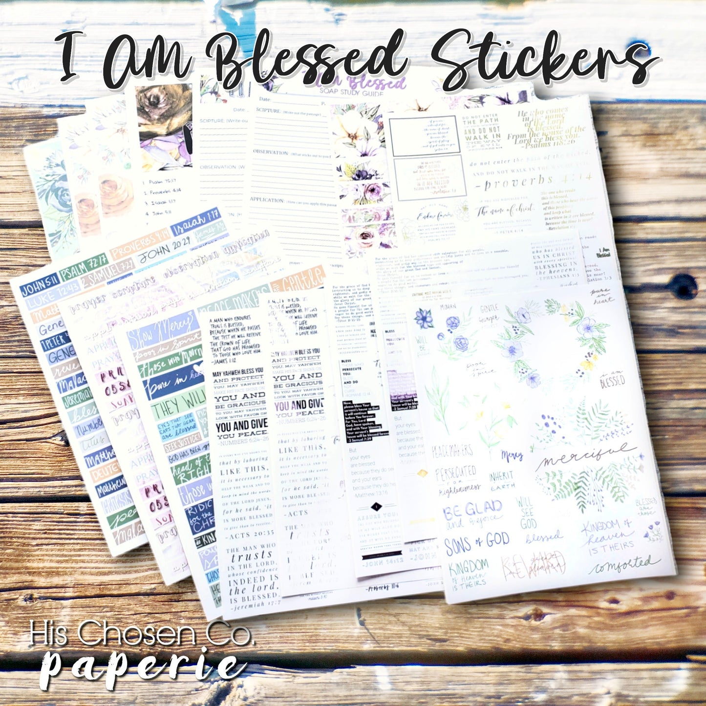 I Am Blessed Creative Bible Study Journal Kit