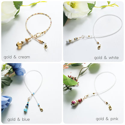 Beaded Bookmark Half-Strand Clip-on Custom