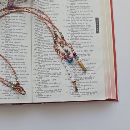 I Am Worthy 3-Strand Beaded Bible Bookmark