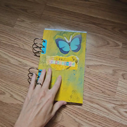 I Am Transformed Creative bible study Handmade Journal Kit with Ephemera