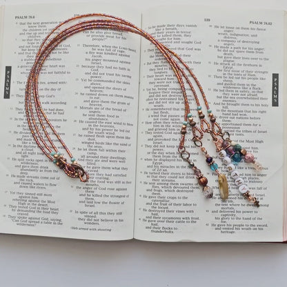 I Am Worthy 4-strand Beaded Bible Bookmark