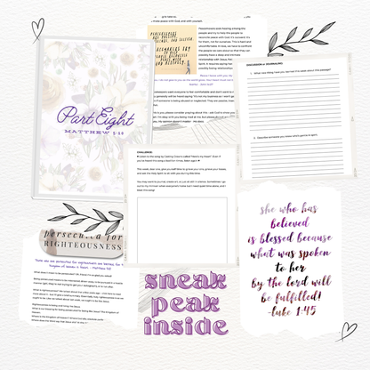 I Am Blessed Bible Study Guide - Beatitudes Women's group workbook