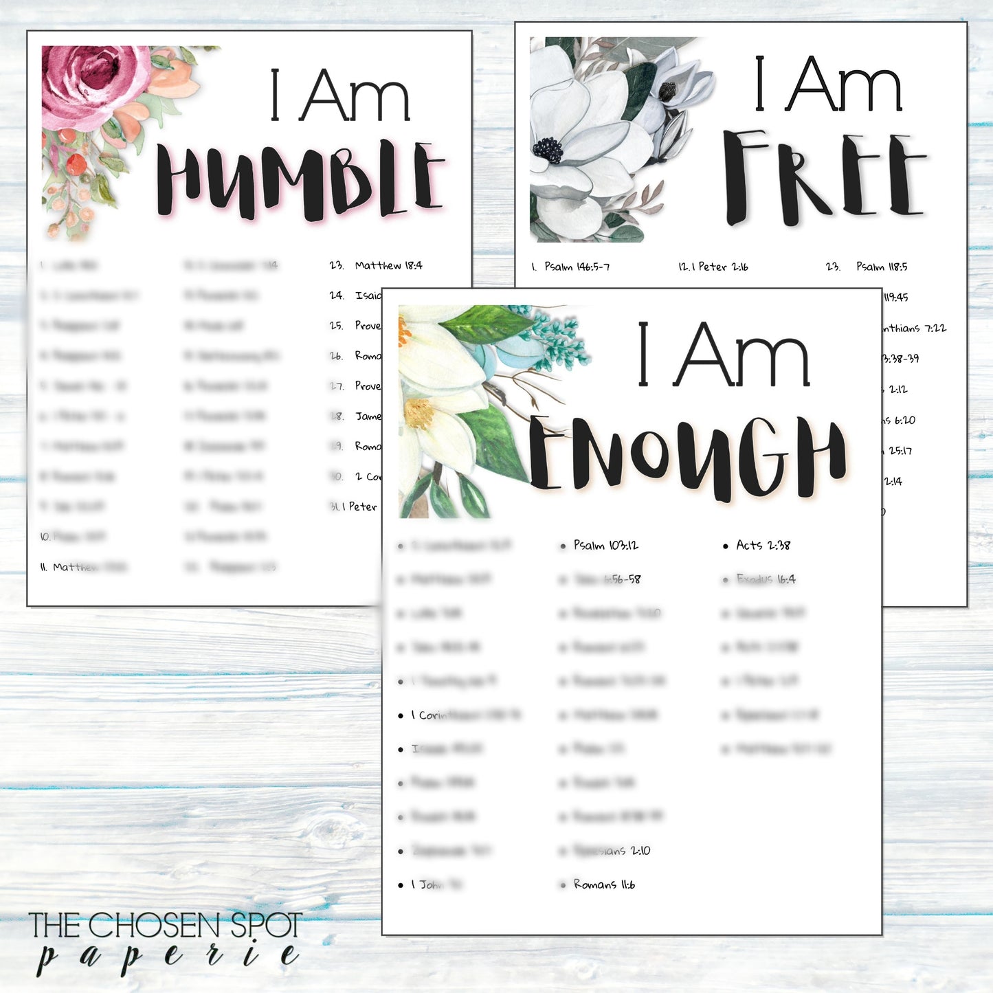 Who I Am in Christ Bible SOAP Study Guide Set - 12 studies - Instant download