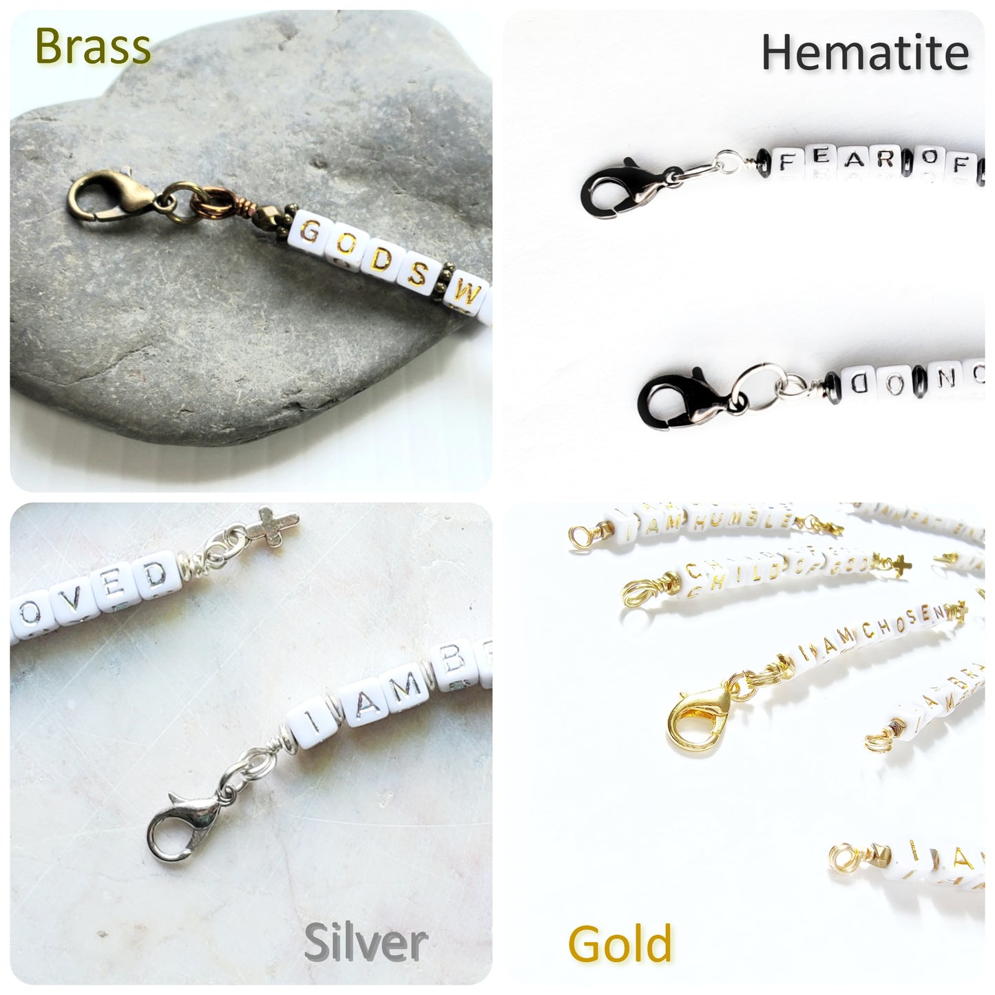 Word Charm Clip-On