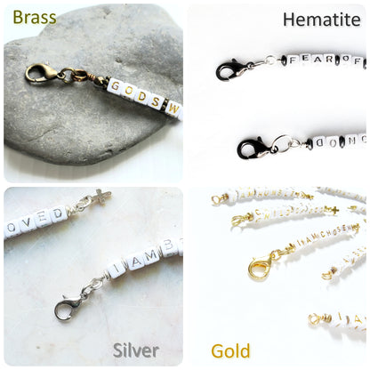 Word Charm Clip-On